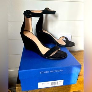 Stuart Weitzman wedge sandals 8